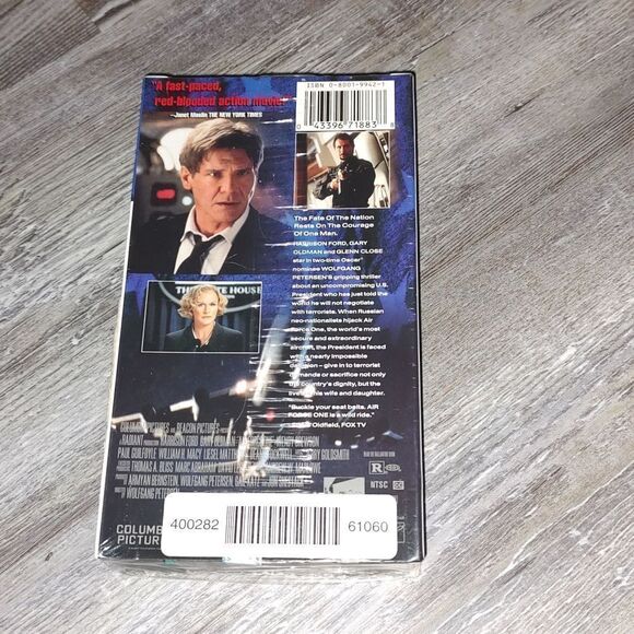 Air Force One  Harrison Ford  VHS  New Sealed - Picture 2 of 3
